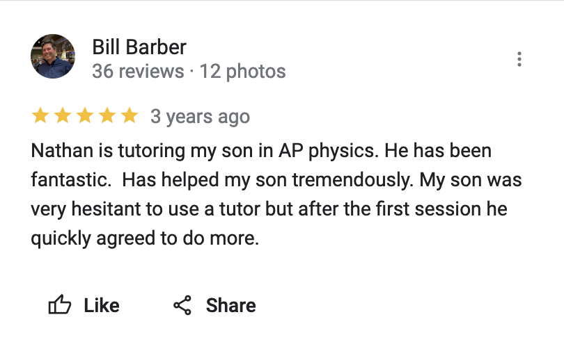 Testimonial from Bill Barber